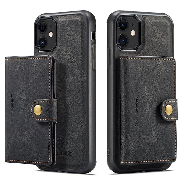iPhone 12 - Skal med Korthållare Röd