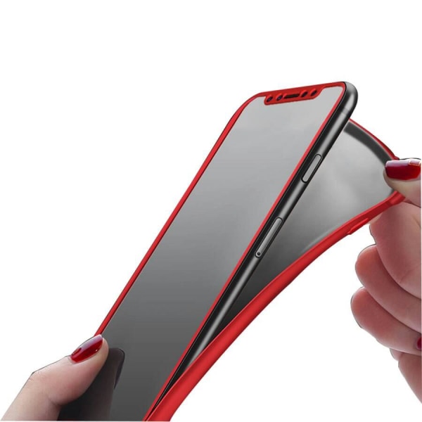 iPhone X/XS - Skyddsfodral från Floveme (Fram och bak) Röd