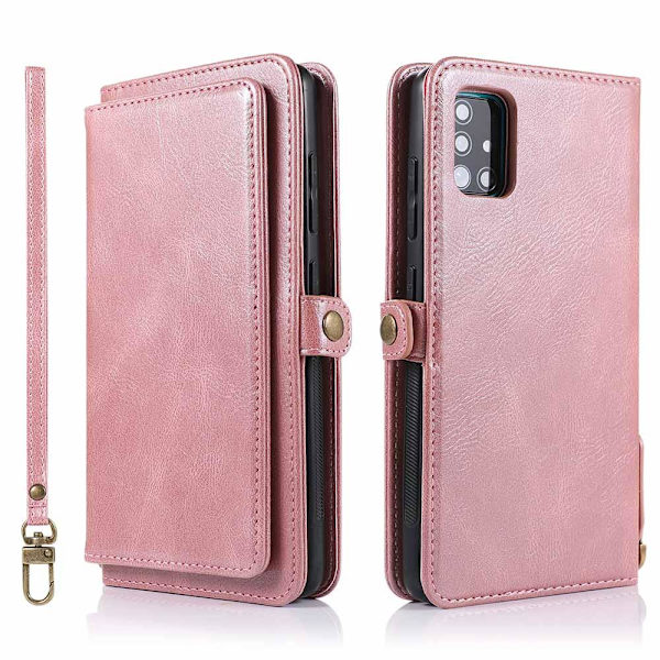 Samsung Galaxy A51 - 2-1 Pung etui Mörkblå
