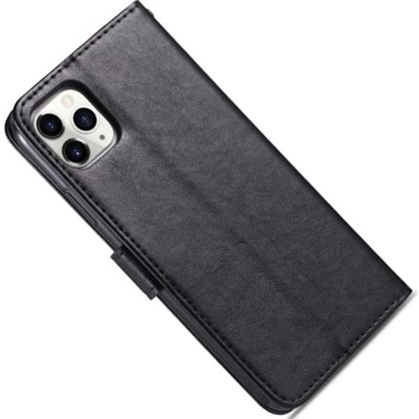 iPhone 11 Pro - Praktiskt Plånboksfodral YAZUNSHI Black Svart