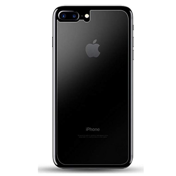 iPhone 7+ Baksida Skärmskydd 9H Screen-Fit HD-Clear. Transparent/Genomskinlig
