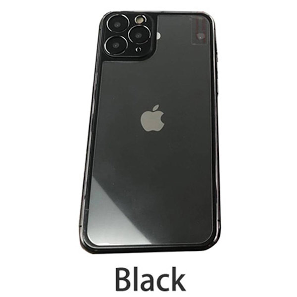 i11 Pro Max Skärmskydd Baksida Aluminium + Titanlegerings metall Röd