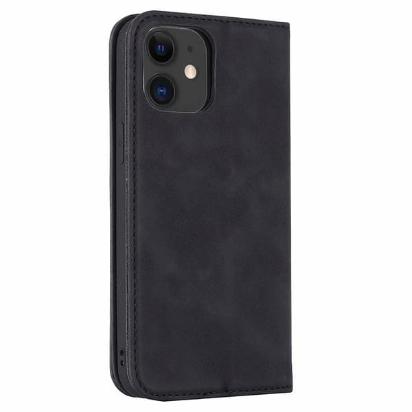 iPhone 12 - Beskyttende Pungetui (FLOVEME) Mörkblå
