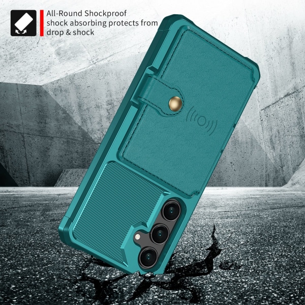 Samsung Galaxy S23FE - Urläckert Designat Skal- Snyggt och Praktiskt! Grön