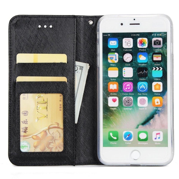 iPhone 7 Plus - FLOVEME Wallet etui Grön
