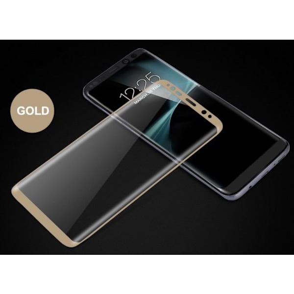 Samsung Galaxy S8+ - ProGuard EXXO-Skärmskydd med Ram (HD) Guld Guld