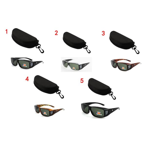 Solglasögon Polarized Överdrag för vanliga Glasögon 1