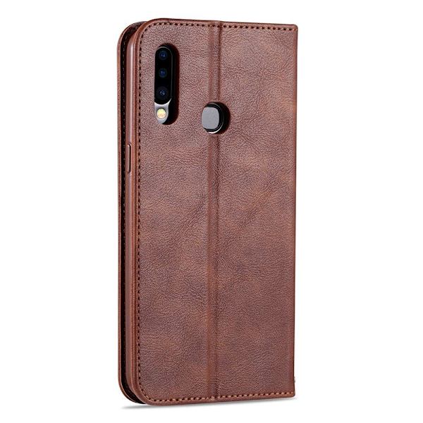 Samsung Galaxy A20S - Stilrent Plånboksfodral Ljusbrun