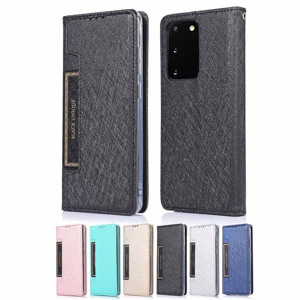 Samsung Galaxy S20 - Floveme Wallet Case Silver