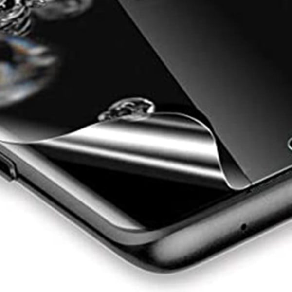 Galaxy S20 Ultra Skärmskydd 9H 0,2mm Nano-Soft HD-Clear Svart