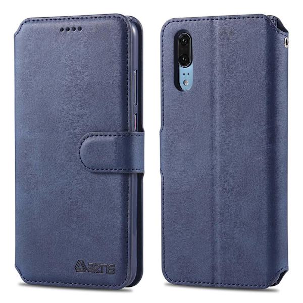 Huawei P20 Pro - Stilrent Stötdämpande Plånboksfodral Röd