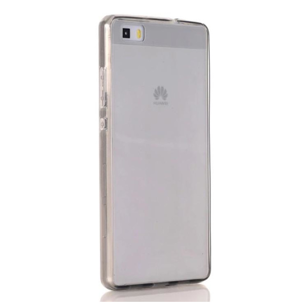 Huawei P10 Plus - Dubbelsidigt Silikonfodral med TOUCHFUNKTION Blå