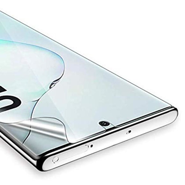 Note 10 3-PACK Skjermbeskyttelse 9H Nano-Soft Screen-Fit HD-Clear Transparent