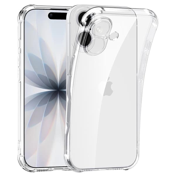 iPhone 17 Silikon Skal  Färgglada Kombos, Skydd & Grepp Clear