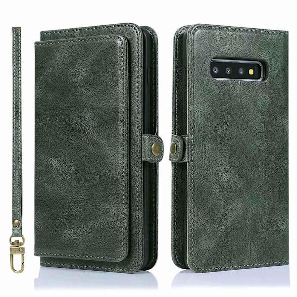 Samsung Galaxy S10 - Smart Plånboksfodral Brun