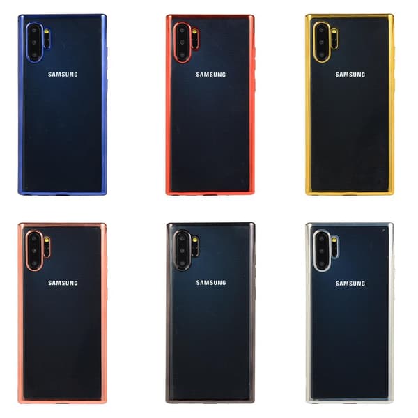 Samsung Galaxy Note10+ - Stötdämpande Silikonskal (FLOVEME) Silver Silver