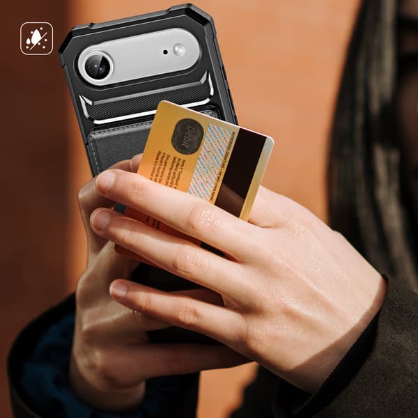 iPhone 17 Air Exklusivt Kortfack-skal Lila