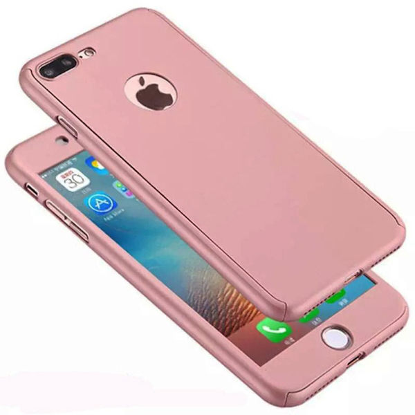 iPhone 7 Plus - Stilfuld dobbeltskal (FLOVEME) Silver