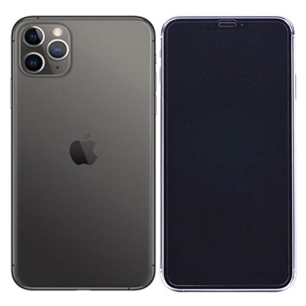 Skärmskydd 3D Aluminiumram iPhone 11 Pro Max Röd