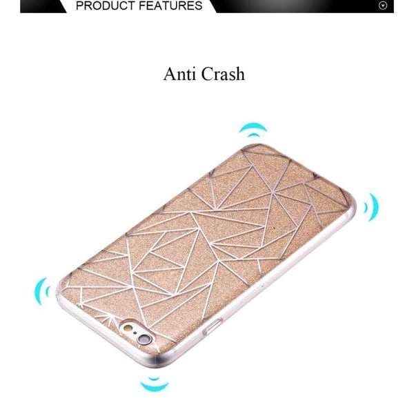 6/6S plus - Elegant Crystal-skal från Snowflake (ORIGINAL) Grey Grå