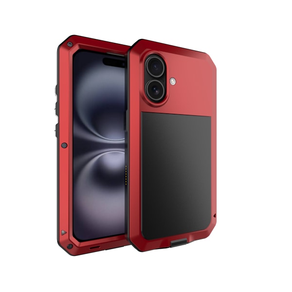 iPhone 16 - HEAVY DUTY - Extremt Stötsäkert Skydd Svart