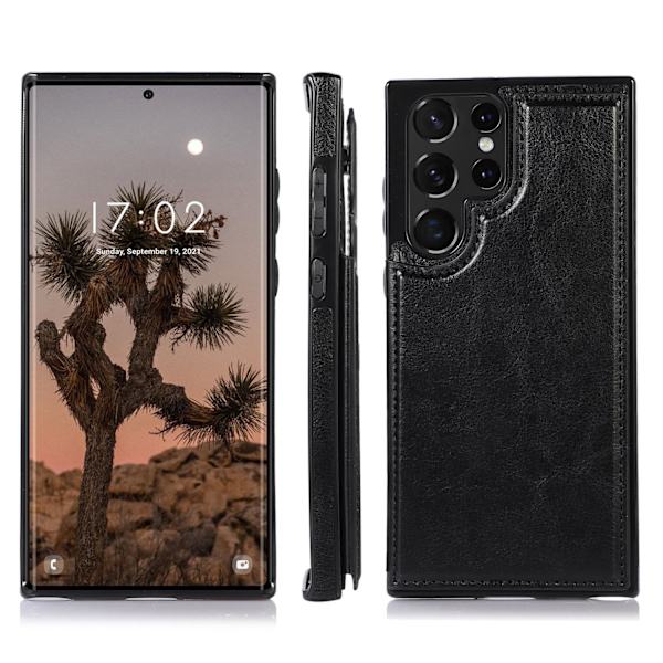 Stilsäkert Skal Kortfack - Samsung Galaxy S23 Ultra Vit