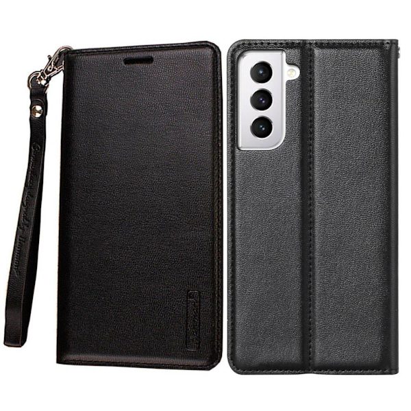 Samsung Galaxy S21 Plus - Hanman Plånboksfodral Svart