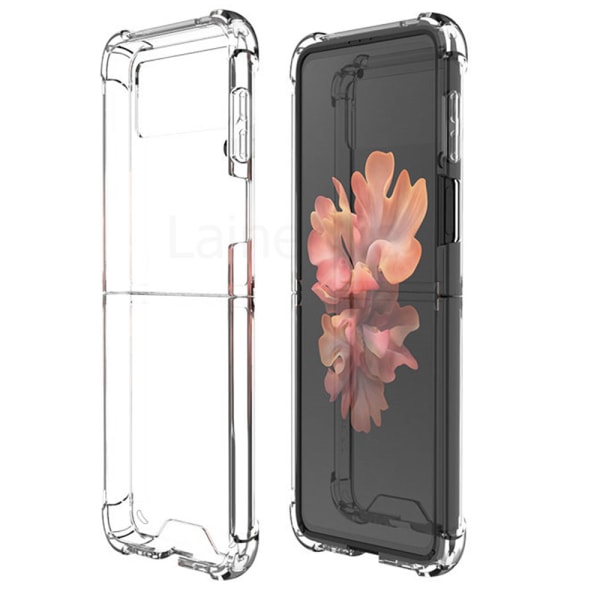 Samsung Galaxy Z Flip 3 - Beskyttende FLOVEME DEKSEL Transparent