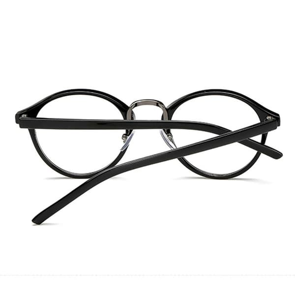 Retro Design Glasögon Matte Svart