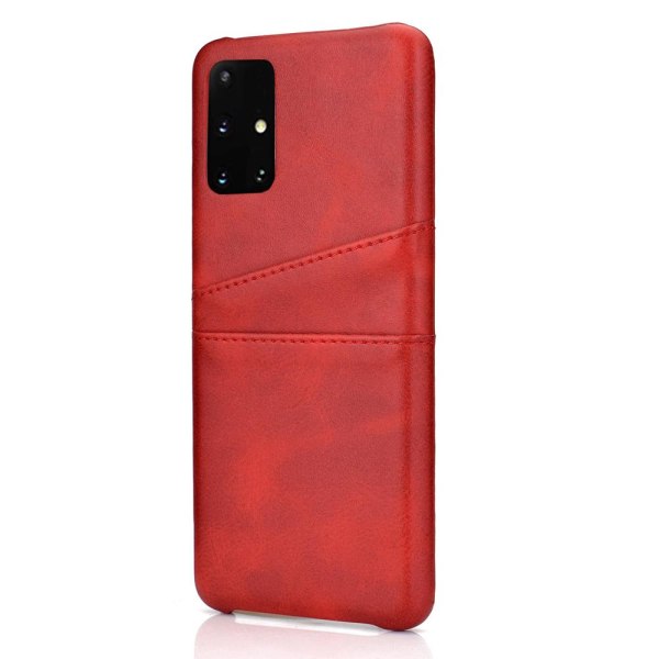 Samsung Galaxy A71 - Suteni Skal med Korth�llare Röd