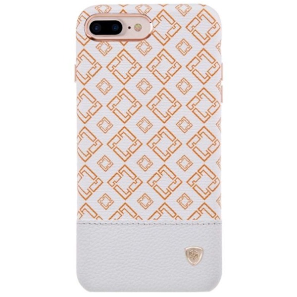 iPhone 7 PLUS - Elegant skal med läderdetalj från NILLKIN Ivory Ivory