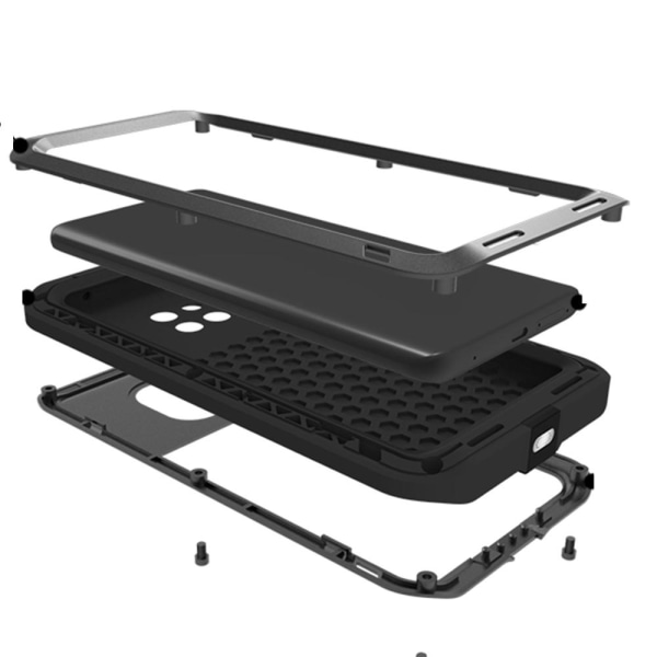 Huawei Mate 20 Pro - HEAVY DUTY Skyddande Heltäckande Skal Röd Röd