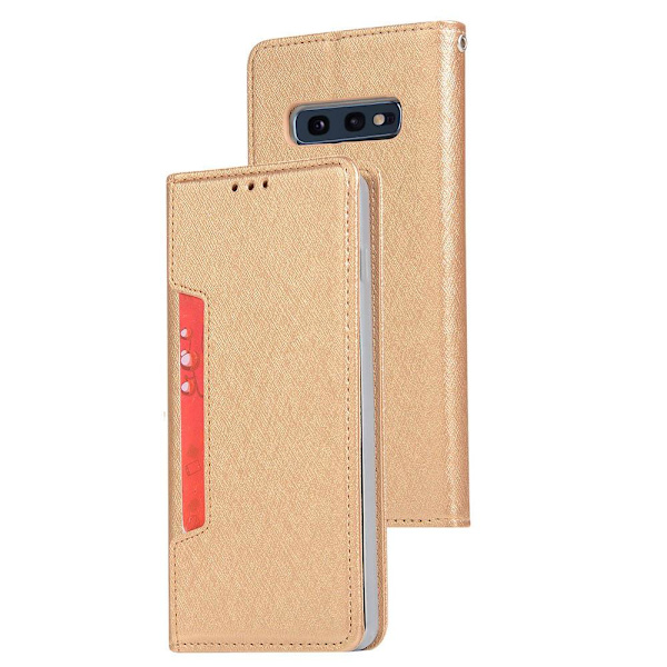 Samsung Galaxy S10E - Floveme Plånboksfodral Mörkblå