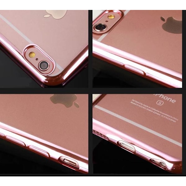 iPhone 6/6S Plus - Stilrent Silikonskal från LEMAN Guld