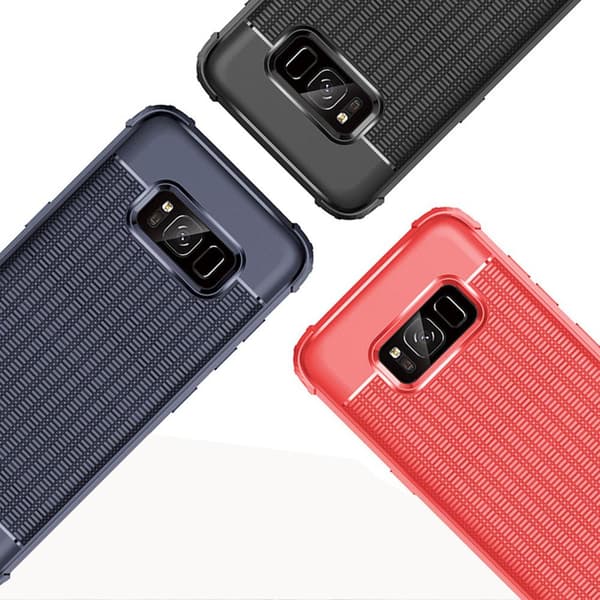 Smart Skyddsskal - LEMAN (Värmeavledande) Samsung Galaxy S8 Röd