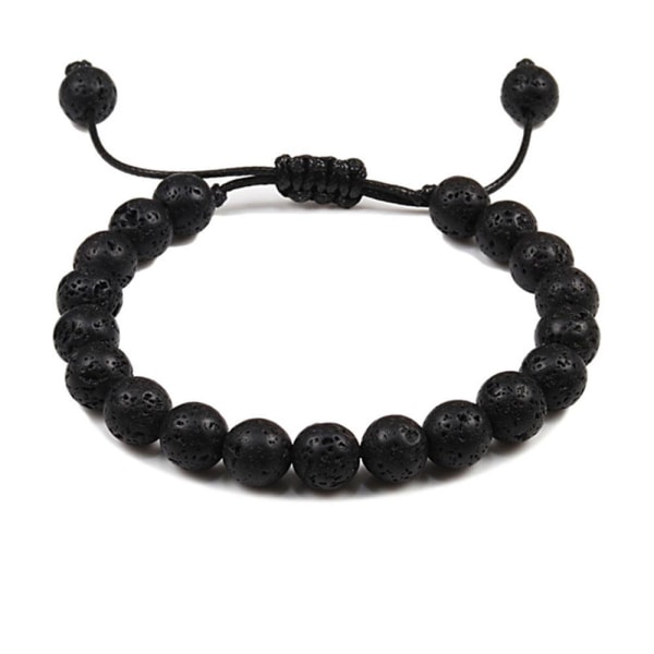 Hållbart Stenkulors Armband Black Dragon