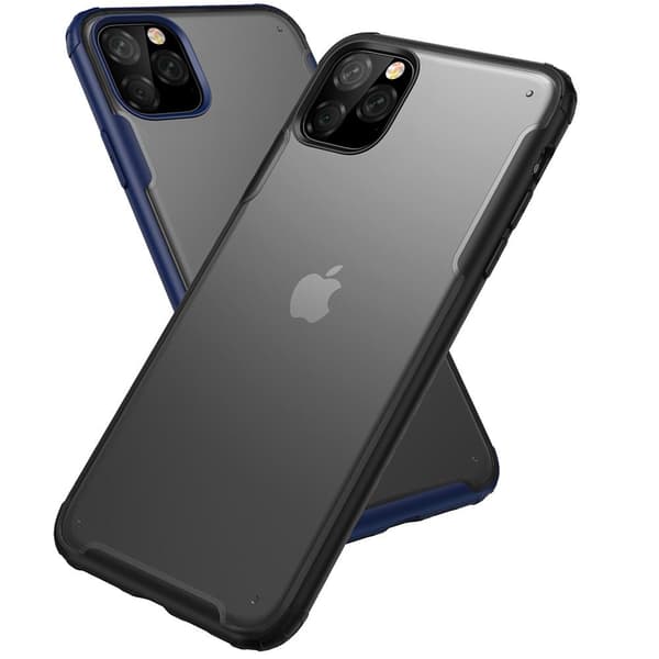 iPhone 11 Pro Max - Skyddande Bumper Skal (Wlons) Svart Svart