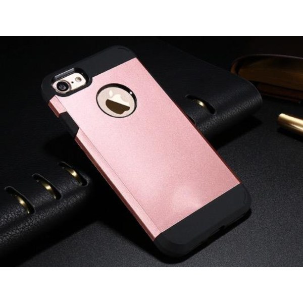 Händig Hybrid Armor Skal till iPhone 7 PLUS från FLOVEME Black Svart