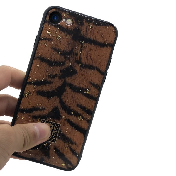 iPhone SE 2022 - Skyddande Stilsäkert Skal Zebra
