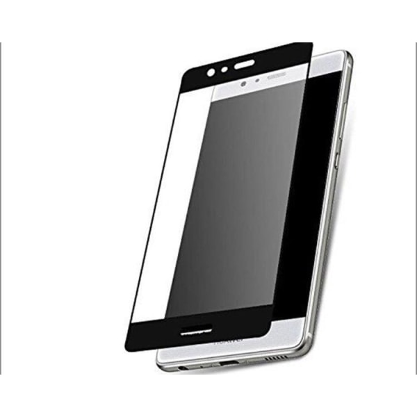 Huawei P9 näytönsuoja 3D 9H 0,2mm HD-Clear Screen-Fit Svart