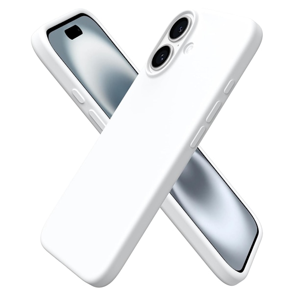 iPhone 16 Plus - Silikonskal med Perfekt Passform Grå