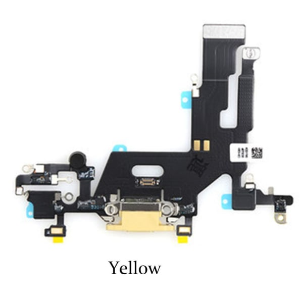 USB-laddningsport Flex-kabel iPhone 11 Gul