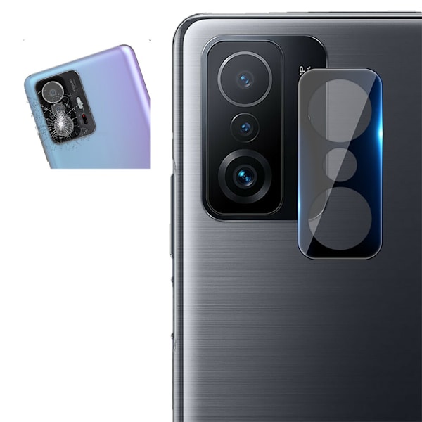 Xiaomi 11T Pro Kameralinsskydd 2.5D HD-Clear Transparent
