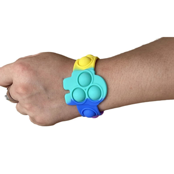Effektfull Fidget Armband Simple Dimple Pop-It Macaroon