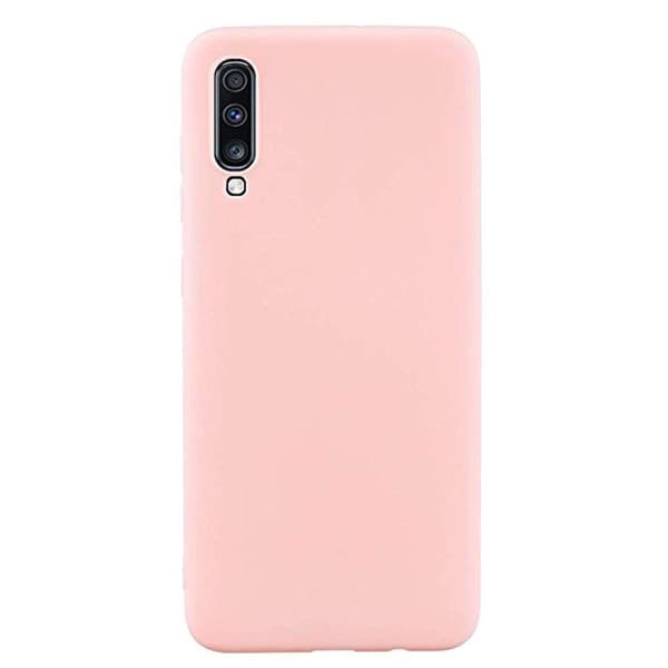 Samsung Galaxy A70 - Stilsäkert Mattbehandlat Silikonskal NKOBEE Vit Vit