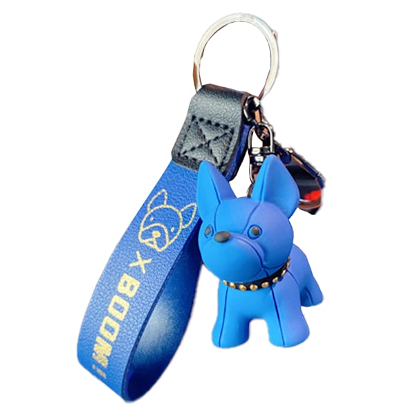 Stilren Bulldog Nyckelring Rosa