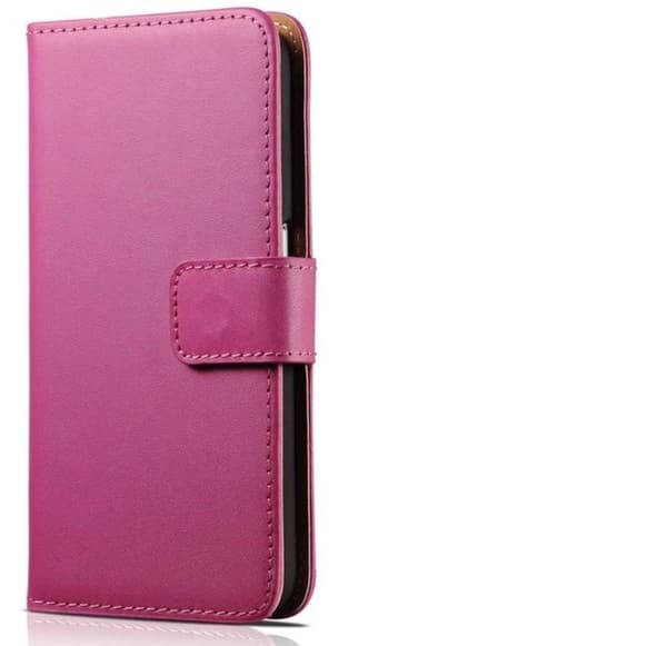 iPhone X - Stilrent Plånboksfodral i Läder från TOMKAS Rosa