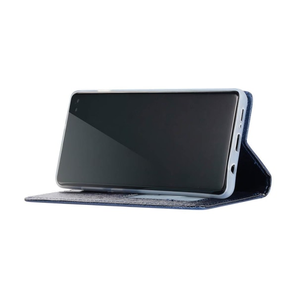 Samsung Galaxy S10 Plus - Stilrent Praktiskt Plånboksfodral Mörkblå
