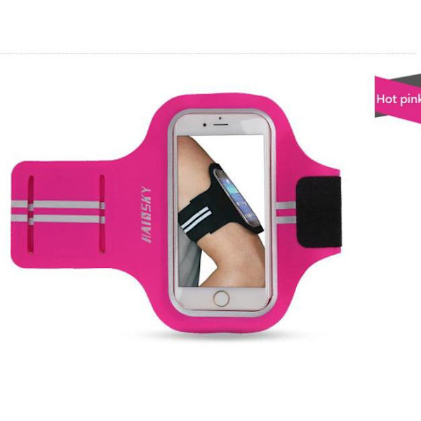 Praktisk universal Sportarmbands fodral upp till 5.5'' Rosa