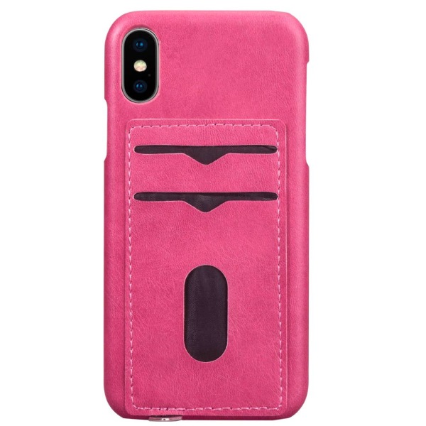 NYHET! Skal med Korthållare för iPhone XS Max (Vintage-Mark) Grön